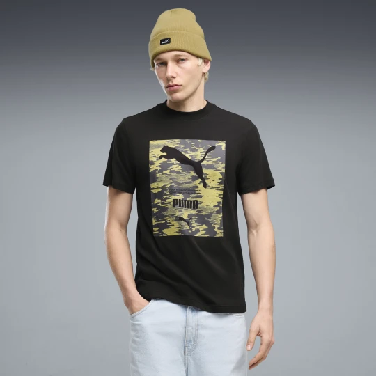 Zdjęcie produktu Męska koszulka PUMA Sport Camo z grafiką, Akcesoria, Czarny