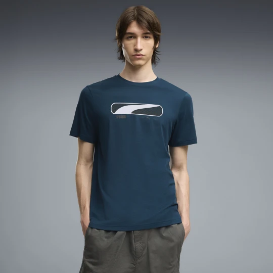 Zdjęcie produktu Męska koszulka PUMA Sport Logo Play, Akcesoria, Niebieski