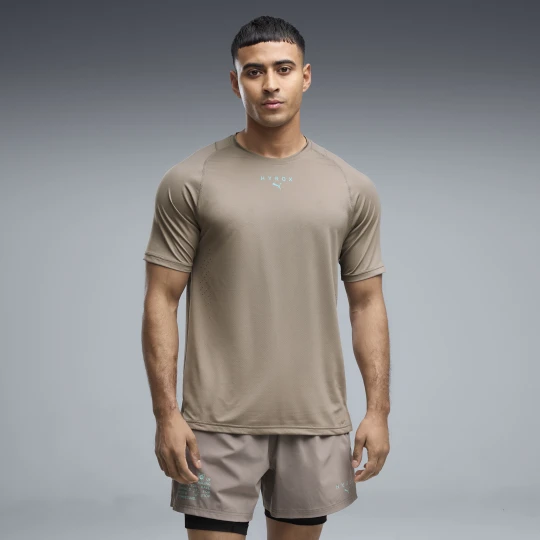Zdjęcie produktu Męska koszulka PUMA x HYROX PWRMODE, Akcesoria, Beżowy