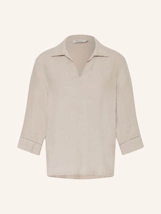 Zdjęcie produktu Maerz Muenchen Bluzka Z Rękawami 3 / 4 Z Lnu beige