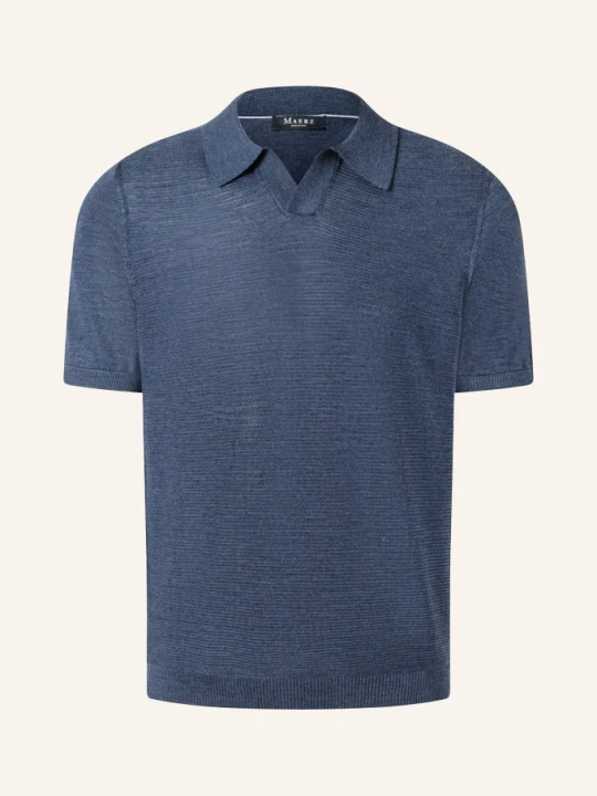 Zdjęcie produktu Maerz Muenchen Dzianinowa Koszulka Polo blau NIEBIESKI