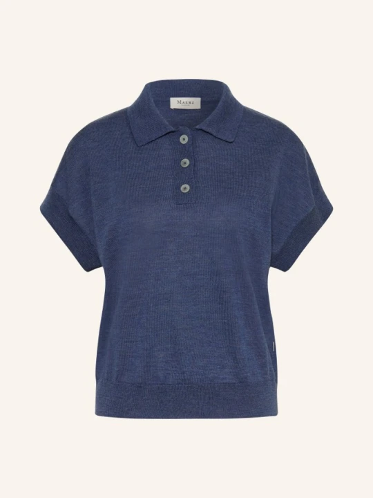 Zdjęcie produktu Maerz Muenchen Koszulka Polo Z Dzianiny blau NIEBIESKI