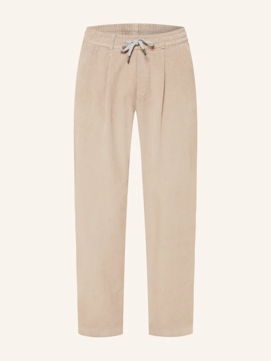 Zdjęcie produktu Maerz Muenchen Spodnie Sztruksowe W Stylu Dresowym Slim Fit braun JASNOBRĄZOWY