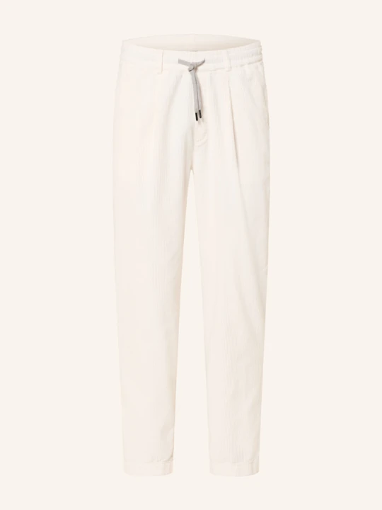Zdjęcie produktu Maerz Muenchen Spodnie Sztruksowe W Stylu Dresowym Slim Fit weiss BIAŁY