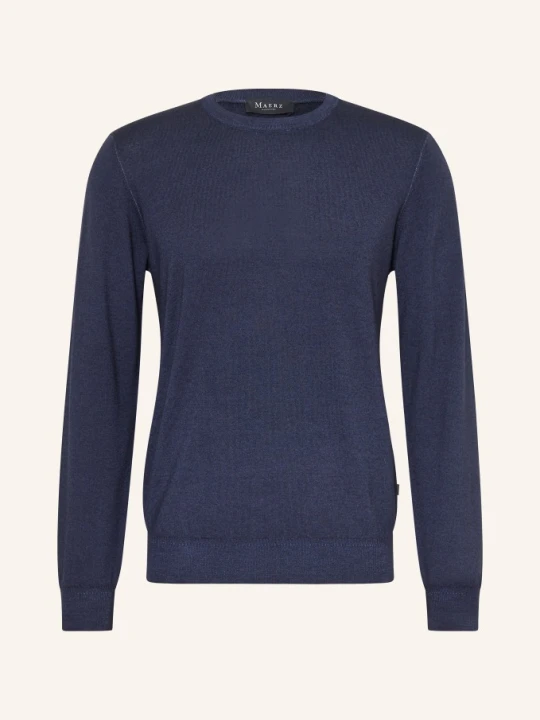 Zdjęcie produktu Maerz Muenchen Sweter Z Wełny Merino blau GRANATOWY