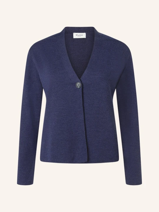 Zdjęcie produktu Maerz Muenchen Sweter Z Wełny Merynosowej blau GRANATOWY