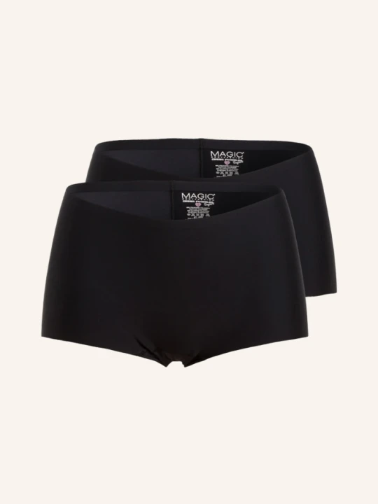 Zdjęcie produktu Magic Bodyfashion Majtki Dream Invisibles Boyshort, 2 Szt schwarz CZARNY