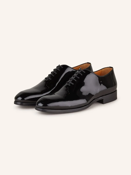 Zdjęcie produktu Magnanni Lakierowane Buty Sznurowane Fleur schwarz CZARNY