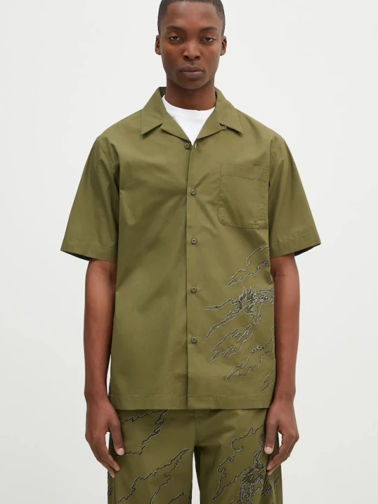 Zdjęcie produktu Maharishi koszula bawełniana Dpm: Sparse Bonsai Camo Shirt zielony