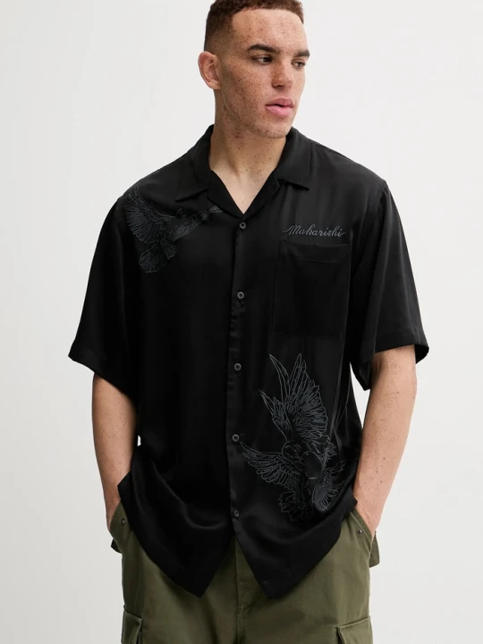 Zdjęcie produktu Maharishi koszula Peace Dove Embroidered Shirt czarny
