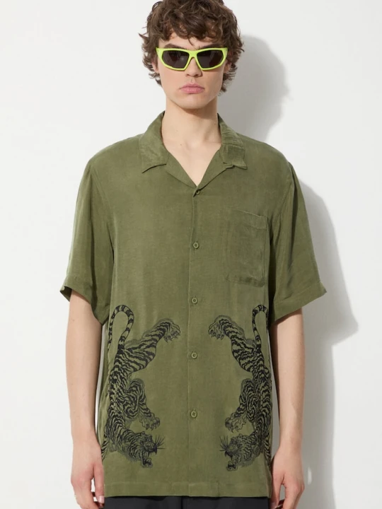 Zdjęcie produktu Maharishi koszula Take Tora zielony