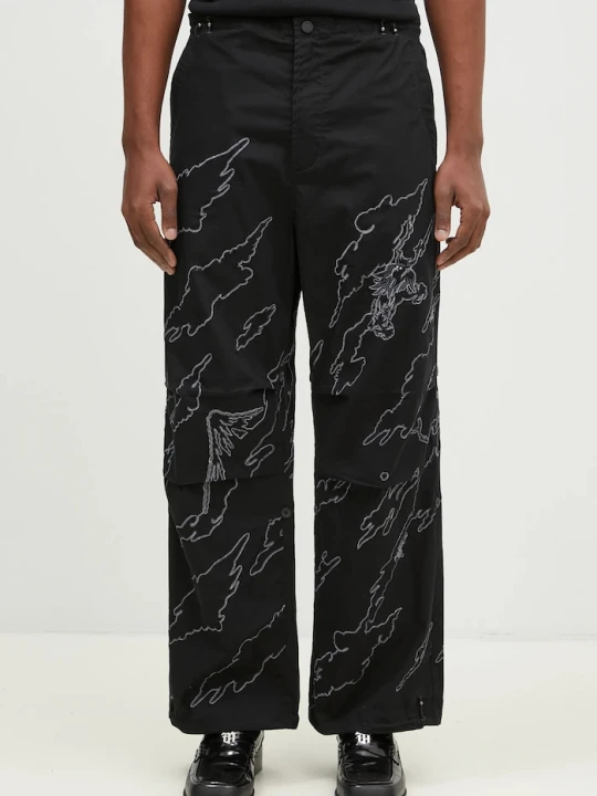 Zdjęcie produktu Maharishi spodnie bawełniane Dpm: Sparse Bonsai Snopants czarny