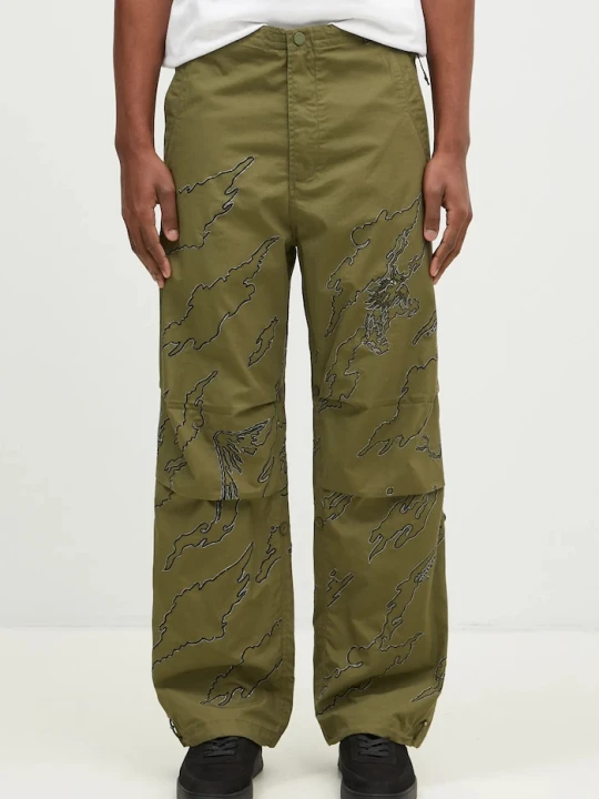 Zdjęcie produktu Maharishi spodnie bawełniane Dpm: Sparse Bonsai Snopants zielony