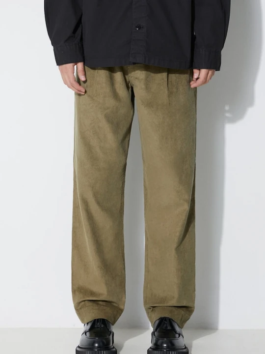 Zdjęcie produktu Maharishi spodnie sztruksowe Loose Chino zielony
