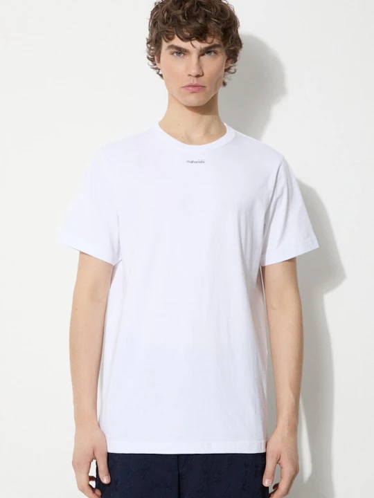 Zdjęcie produktu Maharishi t-shirt bawełniany Micro biały