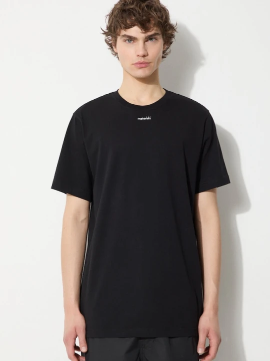 Zdjęcie produktu Maharishi t-shirt bawełniany Micro czarny