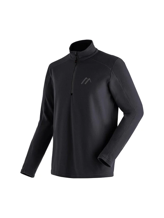 Zdjęcie produktu Maier Sports Bluza polarowa "Dennis" w kolorze czarnym rozmiar: 48