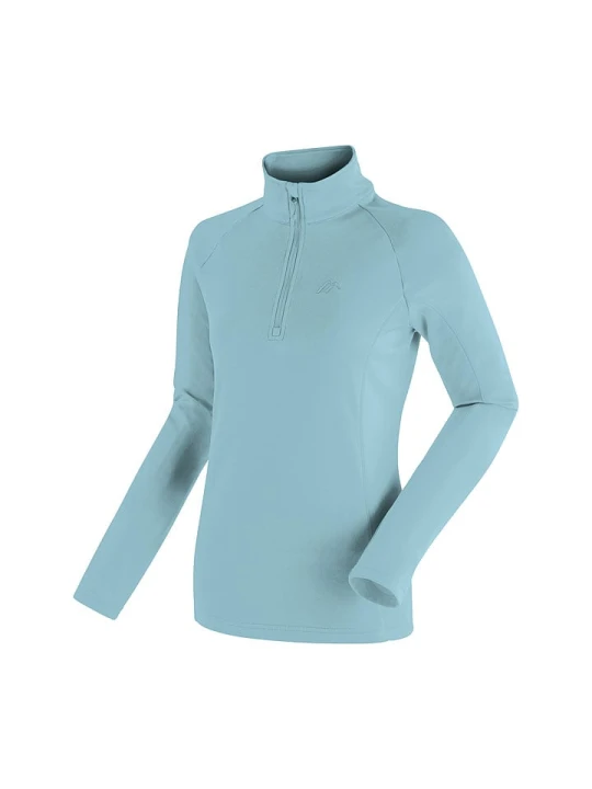 Zdjęcie produktu Maier Sports Bluza polarowa "Eva" w kolorze błękitnym rozmiar: 42