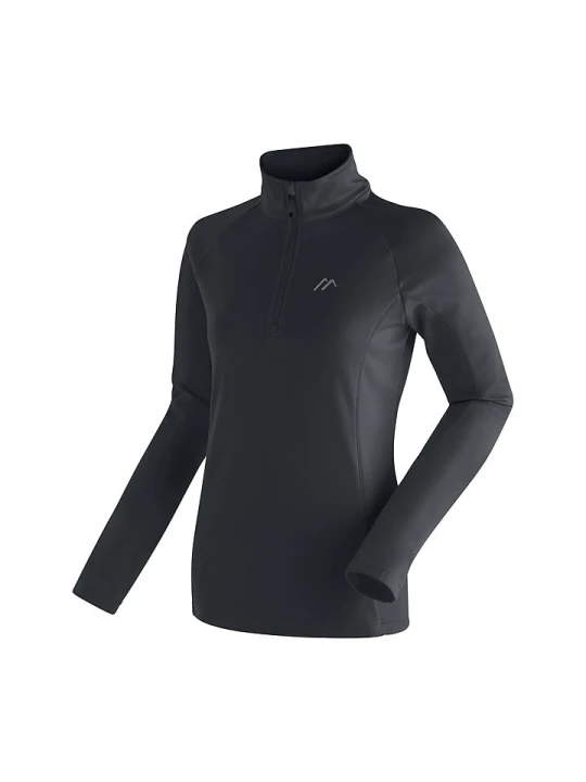 Zdjęcie produktu Maier Sports Bluza polarowa "Eva" w kolorze czarnym rozmiar: 38