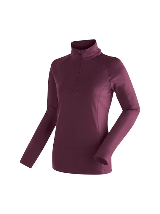 Zdjęcie produktu Maier Sports Bluza polarowa "Eva" w kolorze jagodowym rozmiar: 38