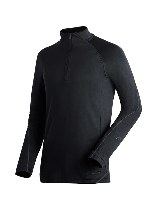 Zdjęcie produktu Maier Sports Bluza polarowa "Roger" w kolorze czarnym rozmiar: 50