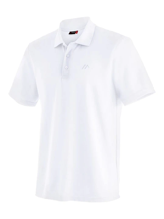 Zdjęcie produktu Maier Sports Funkcyjna koszulka polo "Ulrich" w kolorze białym rozmiar: S
