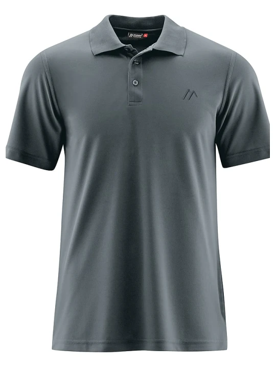 Zdjęcie produktu Maier Sports Funkcyjna koszulka polo "Ulrich" w kolorze szarym rozmiar: S