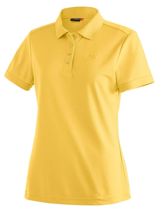 Zdjęcie produktu Maier Sports Funkcyjna koszulka polo "Ulrike" w kolorze żółtym rozmiar: 34