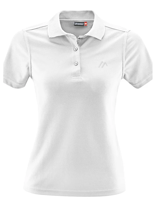 Zdjęcie produktu Maier Sports Funkcyjna koszulka polo w kolorze białym rozmiar: 36