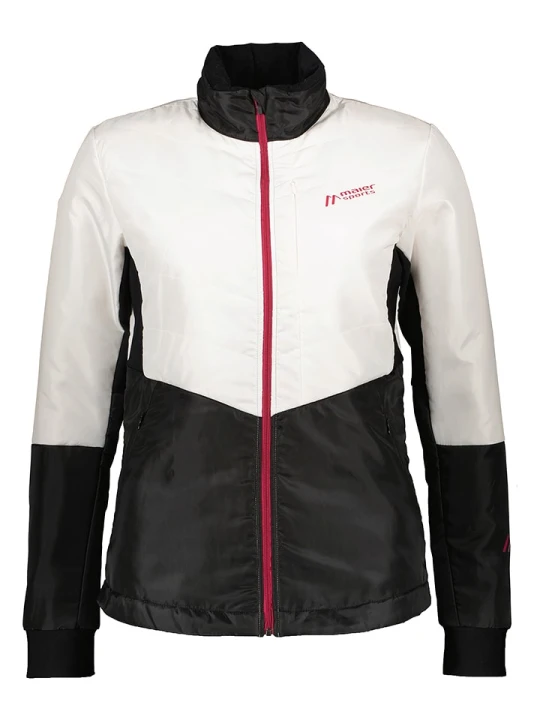 Zdjęcie produktu Maier Sports Kurtka hybrydowa w kolorze czarno-białym rozmiar: 48