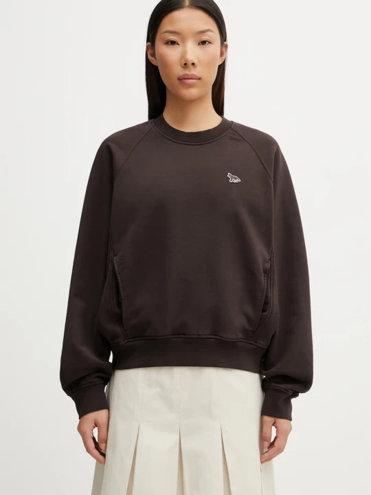 Zdjęcie produktu Maison Kitsuné Baby Fox bluza oversize bawełniana damska