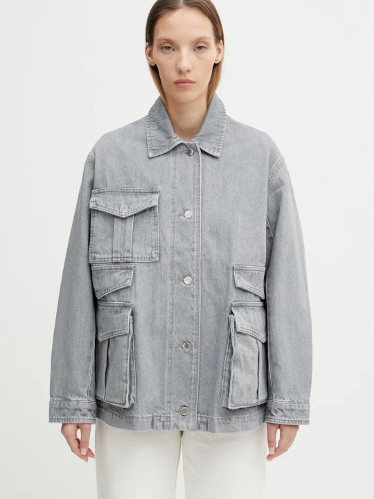 Zdjęcie produktu Maison Kitsuné Barn kurtka jeansowa damska