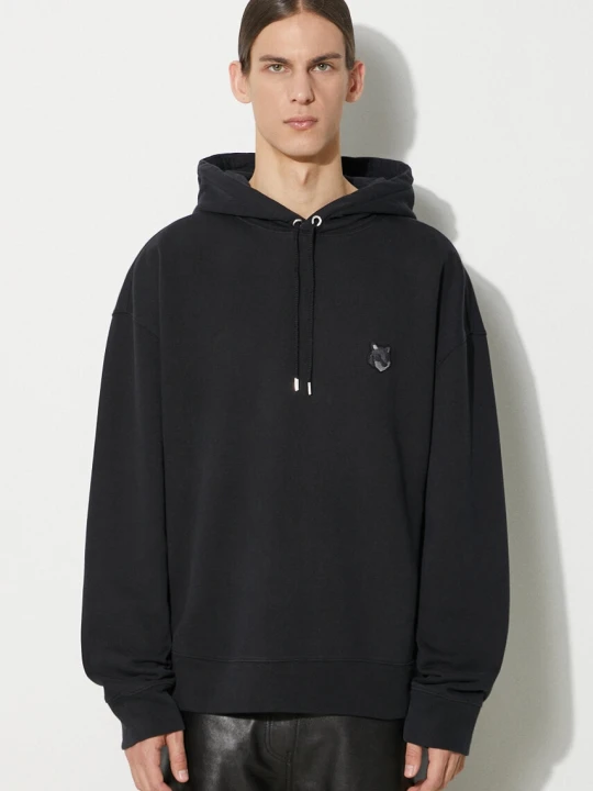 Zdjęcie produktu Maison Kitsuné bluza bawełniana Bold Fox Head Patch Oversize Hoodie