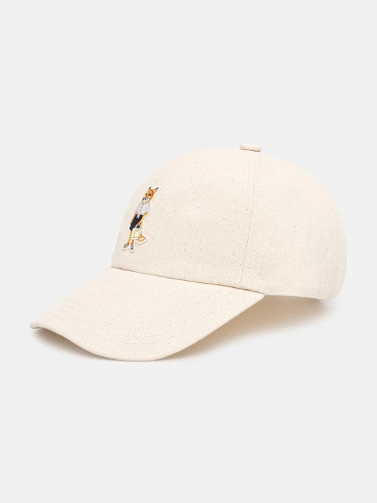 Zdjęcie produktu Maison Kitsuné Dressed Fox czapka z daszkiem bawełniana