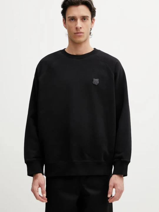 Zdjęcie produktu Maison Kitsuné Fox Head bluza oversize bawełniana męska