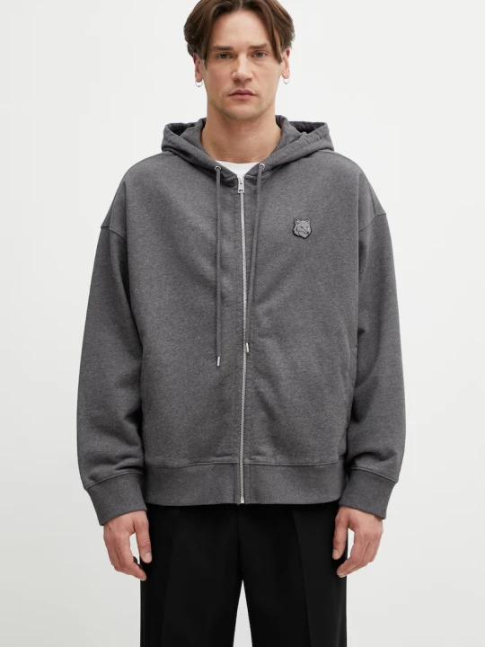 Zdjęcie produktu Maison Kitsuné Fox Head bluza z kapturem bawełniana męska