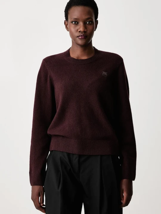 Zdjęcie produktu Maison Kitsuné Fox Head sweter wełniany damski