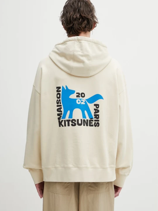 Zdjęcie produktu Maison Kitsuné Gallery Fox bluza z kapturem bawełniana męska