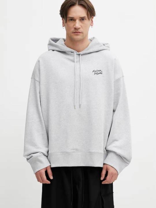 Zdjęcie produktu Maison Kitsuné Handwriting bluza z kapturem bawełniana męska