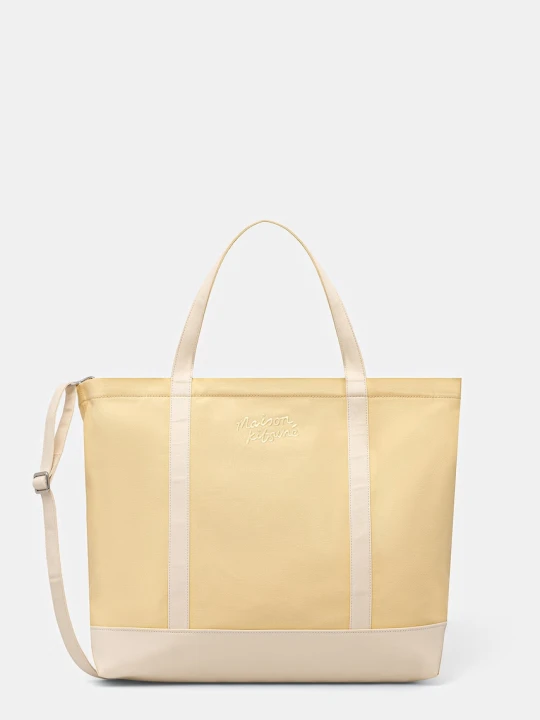 Zdjęcie produktu Maison Kitsuné Handwriting torebka tote damska bawełniana