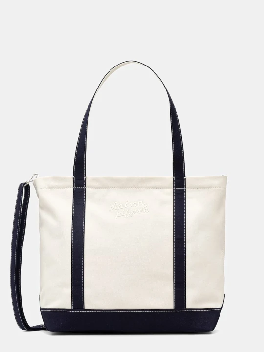 Zdjęcie produktu Maison Kitsuné Handwriting torebka tote damska bawełniana