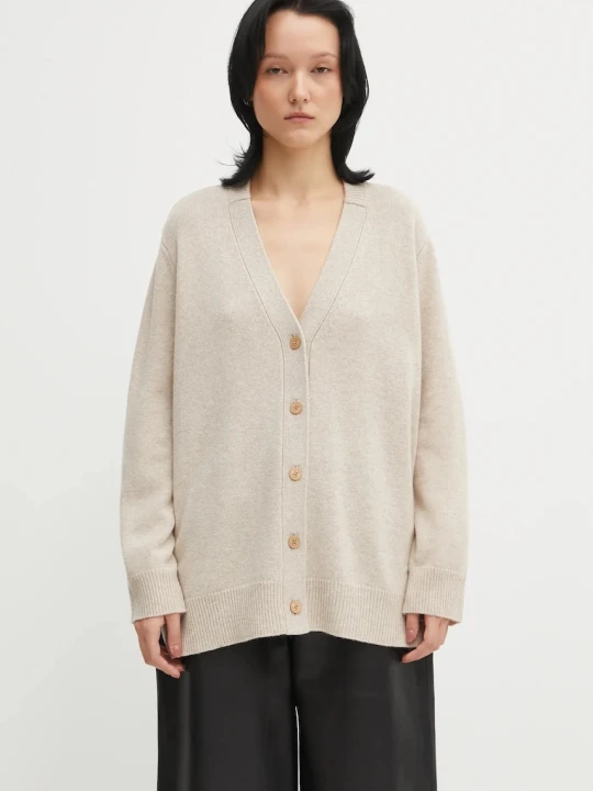 Zdjęcie produktu Maison Kitsuné kardigan wełniany Merino Wool Long