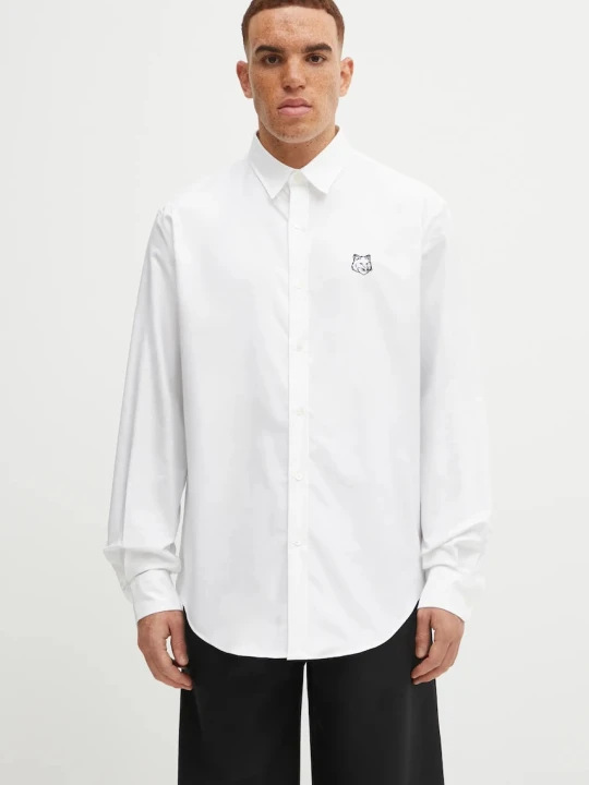 Zdjęcie produktu Maison Kitsuné koszula bawełniana Contour Fox Head Skate