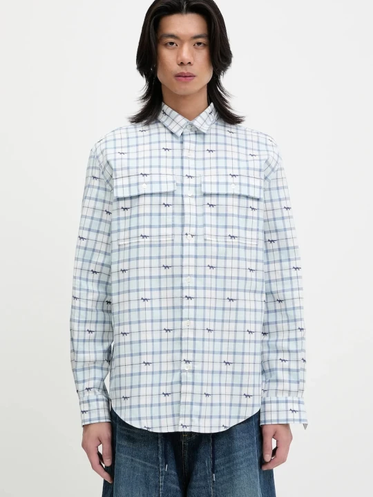 Zdjęcie produktu Maison Kitsuné koszula bawełniana Double Pocket Skate