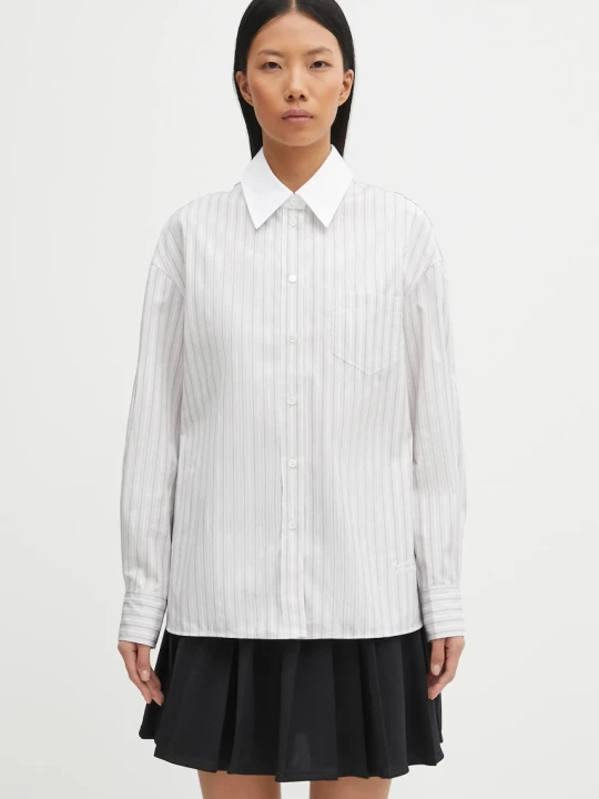 Zdjęcie produktu Maison Kitsuné koszula bawełniana Handwriting Boyfriend