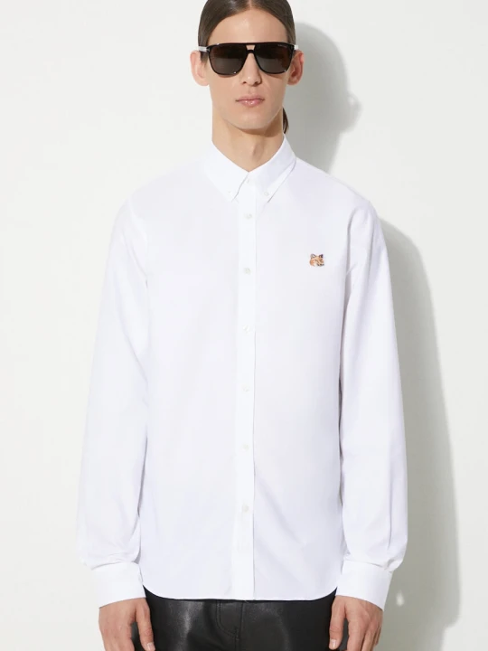 Zdjęcie produktu Maison Kitsuné koszula bawełniana Mini Fox Head Classic Bd Shirt