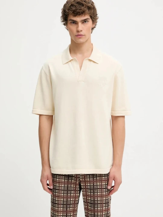 Zdjęcie produktu Maison Kitsuné polo bawełniane Bold Fox Head Embroidered
