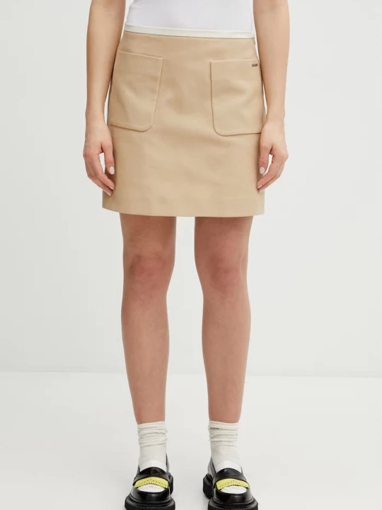 Zdjęcie produktu Maison Kitsuné spódnica bawełniana Patch Pocket