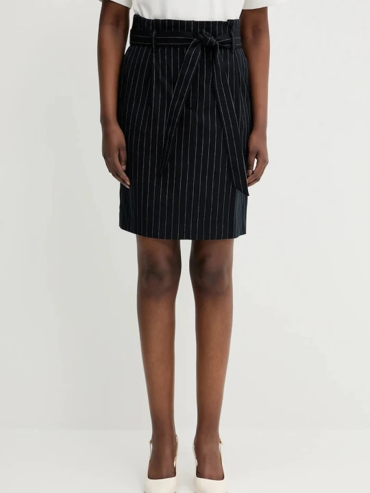 Zdjęcie produktu Maison Kitsuné spódnica z domieszką wełny Paperbag Pleated