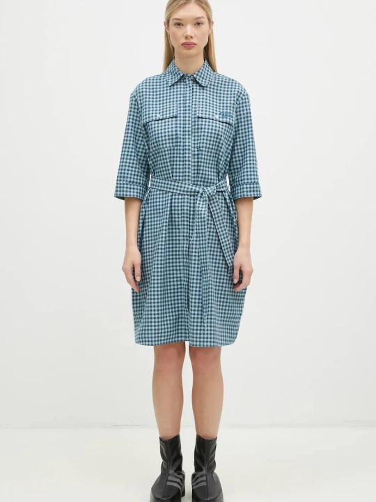 Zdjęcie produktu Maison Kitsuné sukienka bawełniana Double Pocket